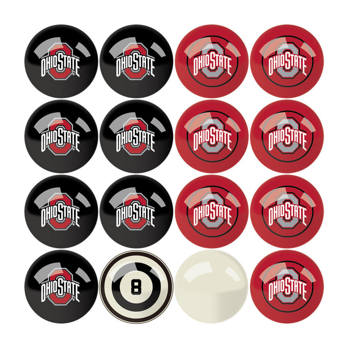 Ohio State Billiard Ball Set with Numbers 626-3015