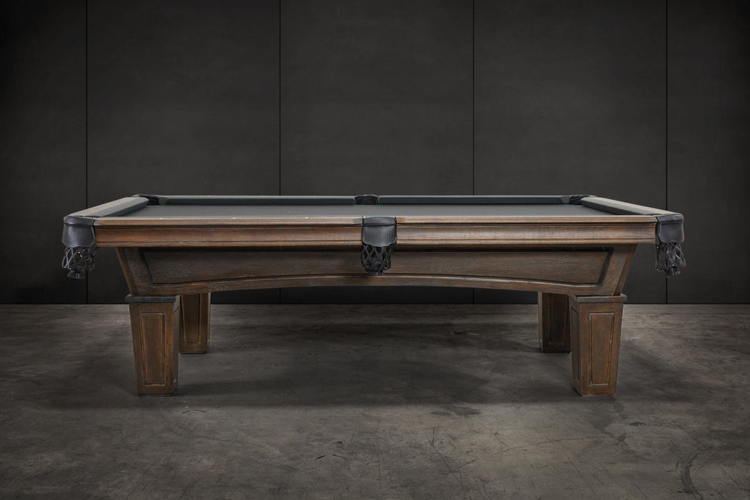 Nixon Billiards 8' Billiard Pool Table Colorado in Brown Wash ISAF-90010