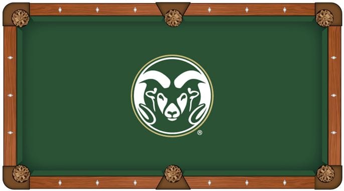 Holland Bar Stool Co. 8' Colorado State University Billiard Pool Table PT8ColoSt-PCLColoSt