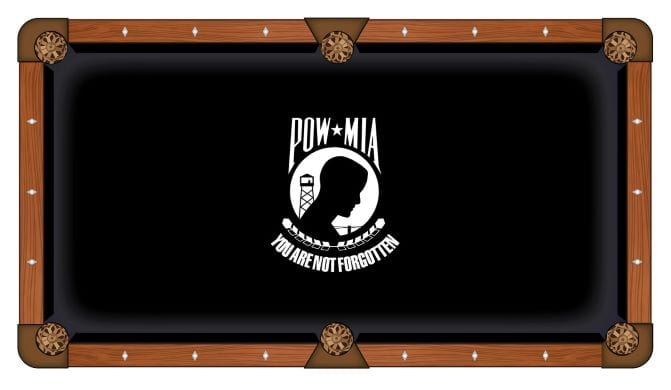Holland Bar Stool Co. 8' POW/MIA Billiard Pool Table PT8POWMIA-PCLPOWMIA