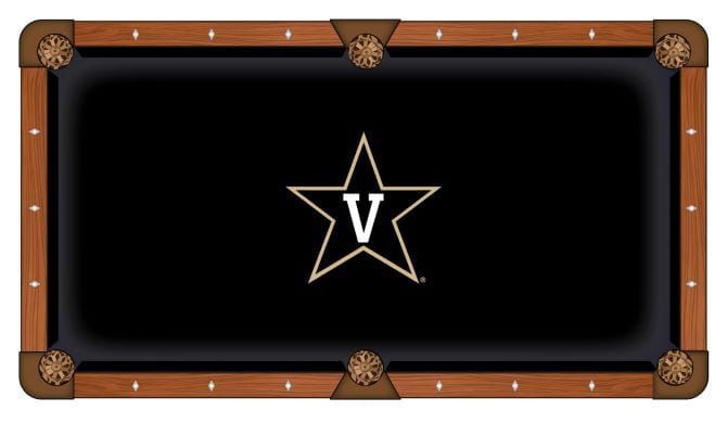 Holland Bar Stool Co. 8' Vanderbilt University Billiard Pool Table PT8Vander-PCLVander