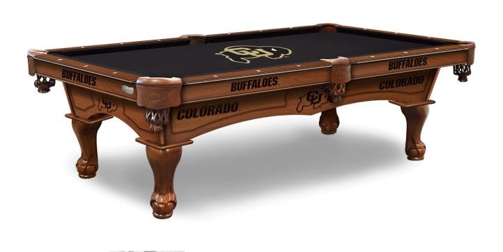 Holland Bar Stool Co. 8' University of Colorado Billiard Pool Table PT8ColoUn-PCLColoUn