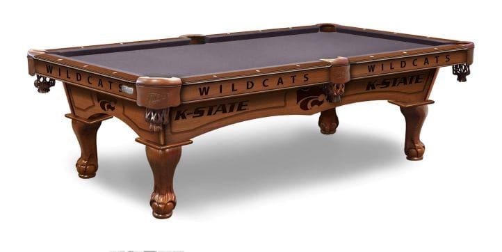 Holland Bar Stool Co. 8' Kansas State University Billiard Pool Table PT8KnsasS-PCLPlain