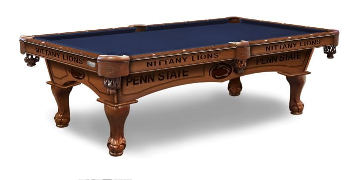 Holland Bar Stool Co. 8' Pennsylvania State University Billiard Pool Table PT8PennSt-PCLPlain