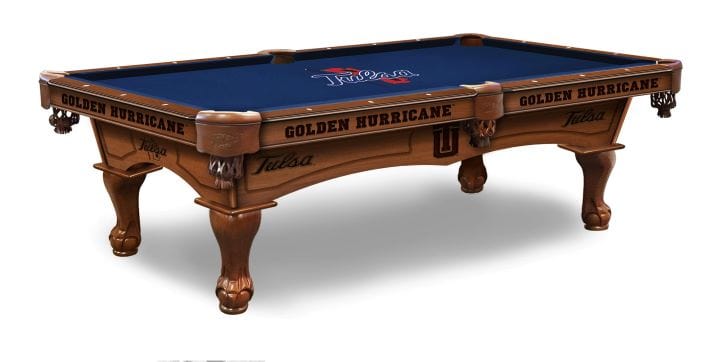 Holland Bar Stool Co. 8' University of Tulsa Billiard Pool Table PT8TulsaU-PCLTulsaU