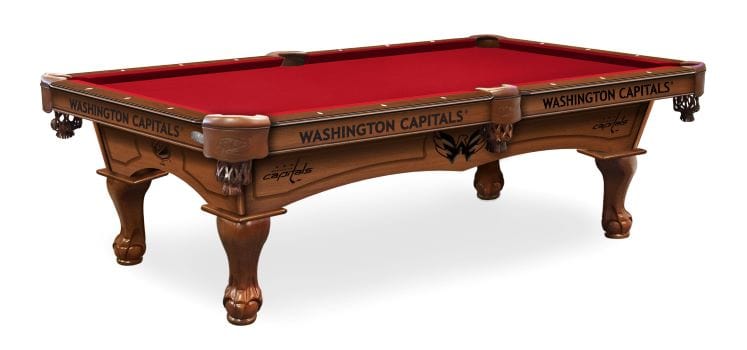 Holland Bar Stool Co. 8' Washington Capitals Billiard Pool Table PT8WshCap-PCLPlain