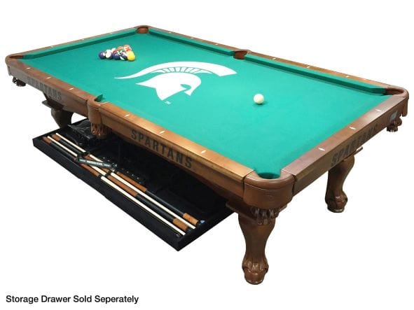 Holland Bar Stool Co. 8' South Dakota State University Billiard Pool Table PT8SDakSt-PCLSDakSt