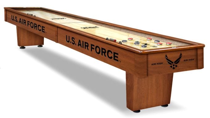 Holland Bar Stool Co. United States Air Force 12' Shuffleboard Table SB12AirFor