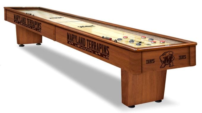 Holland Bar Stool Co. University of Maryland 12' Shuffleboard Table SB12Mrylnd