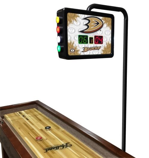 Holland Bar Stool Co. Anaheim Ducks 12' Shuffleboard Table SB12AnaDks