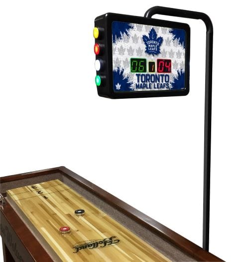 Holland Bar Stool Co. Toronto Maple Leafs 12' Shuffleboard Table SB12TorMpl