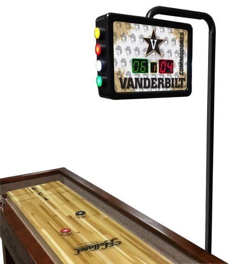 Holland Bar Stool Co. Vanderbilt University 12' Shuffleboard Table SB12Vander